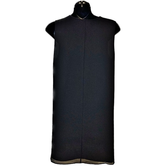 BCBGeneration Black Embroidered Sleeveless Shift Dress Orange Ivory Blue - Small - Picture 3 of 5